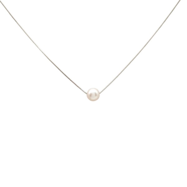Conjunto perla solitaria - Plata 925 - Perla española- CJ3072 Conperla