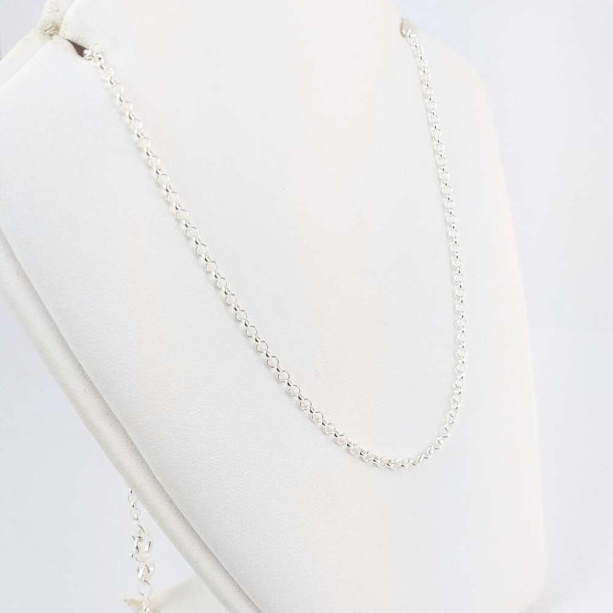Cadena de plata 925 largo 50cm espesor 3 mm - Modelo Rolo 