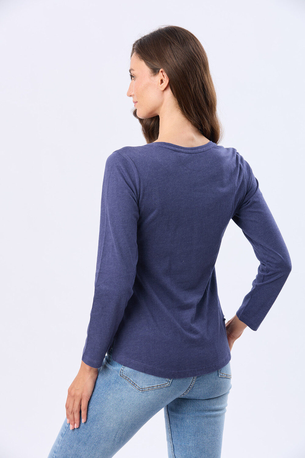 REMERA BÁSICA DE ALGODÓN Azul