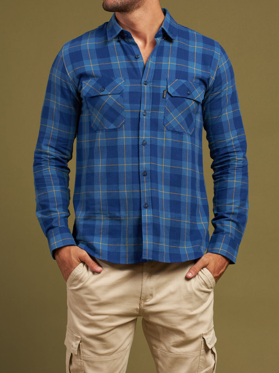 CAMISA ACUIA POLANCO - Azul Piedra 