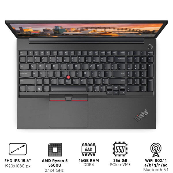 Notebook Lenovo Thinkpad E15 G3 Ryzen 5 16gb Ram 256gb 15.6" NOTEBOOK RFPL LENOVO E15 G3 R5/16/256/15