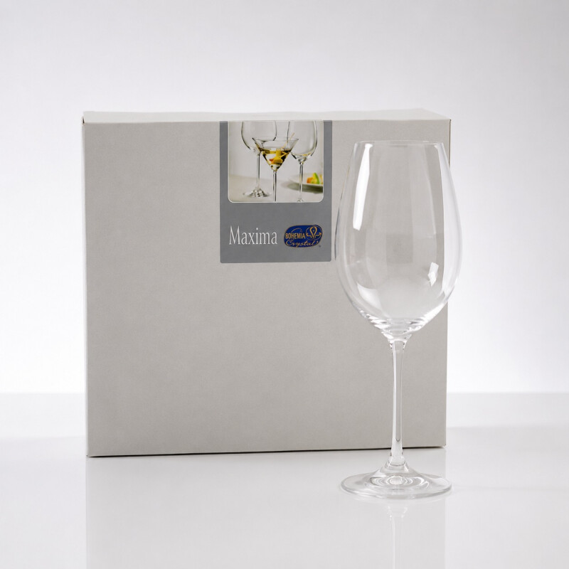 Copa de Vino Cristal Set 6 Unidades Máxima Copa de Vino Cristal Set 6 Unidades Máxima