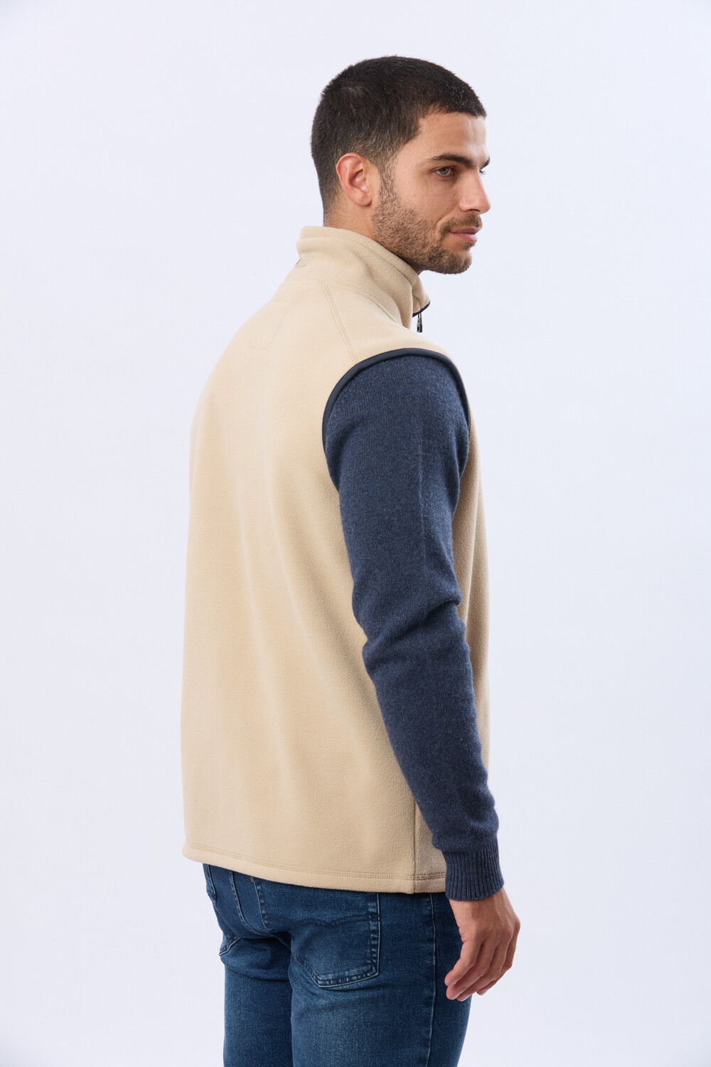 CHALECO POLAR DE ABRIGO Beige
