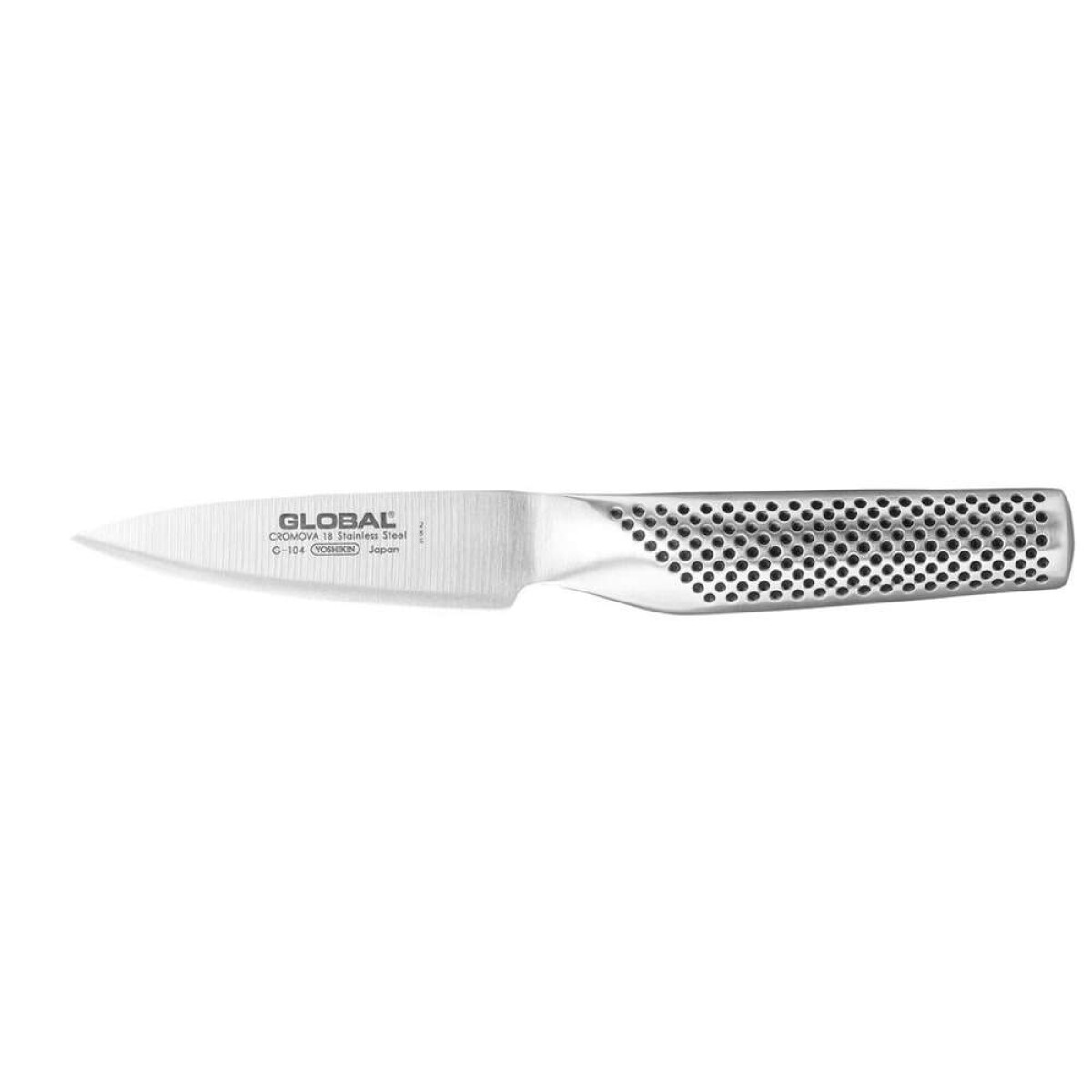 Cuchillo Mondador Acero Inox Global - 10Cm 