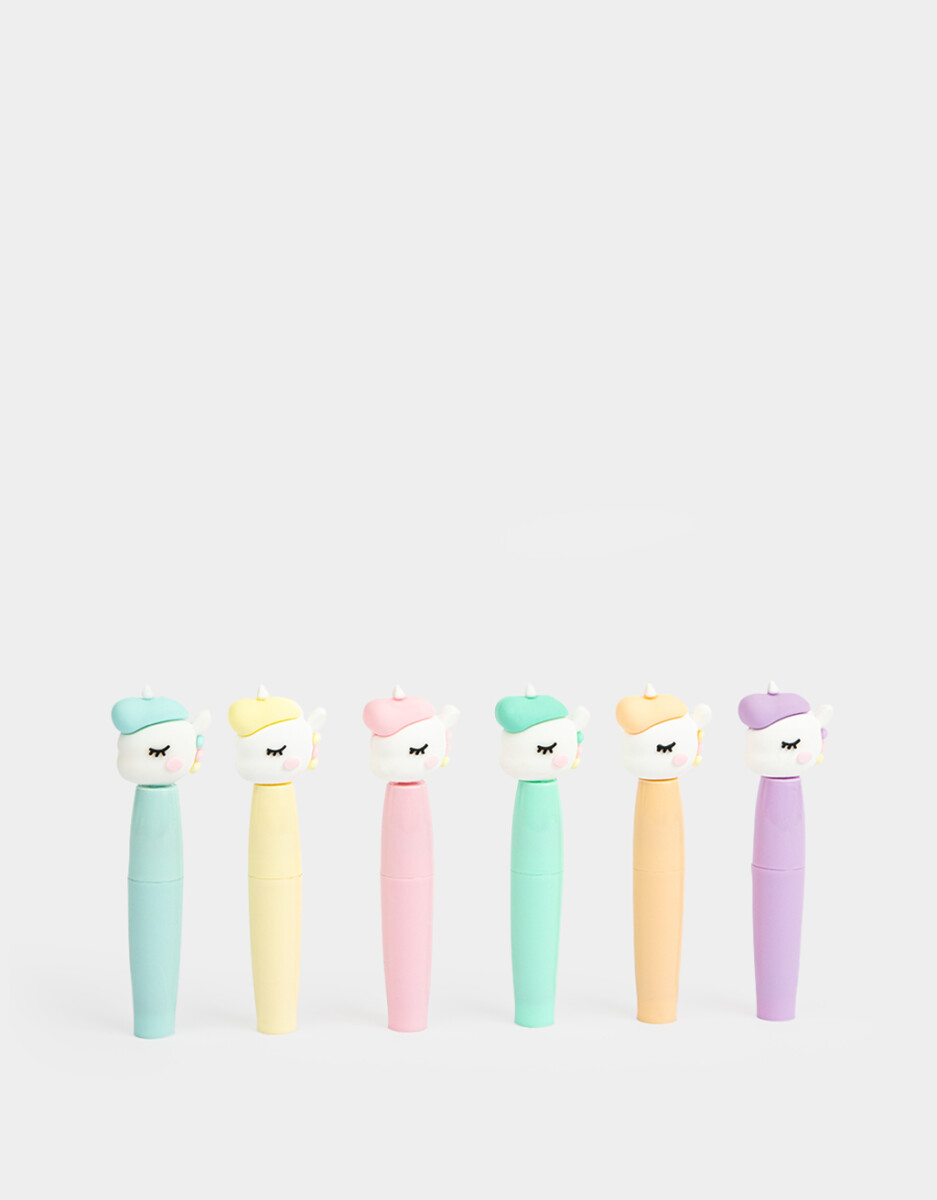 Set De Resaltadores De Unicornio 