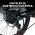Bicicleta Electrica Gogreen Compact Pro Plegabl R20 350W 48V Variante Color Negro