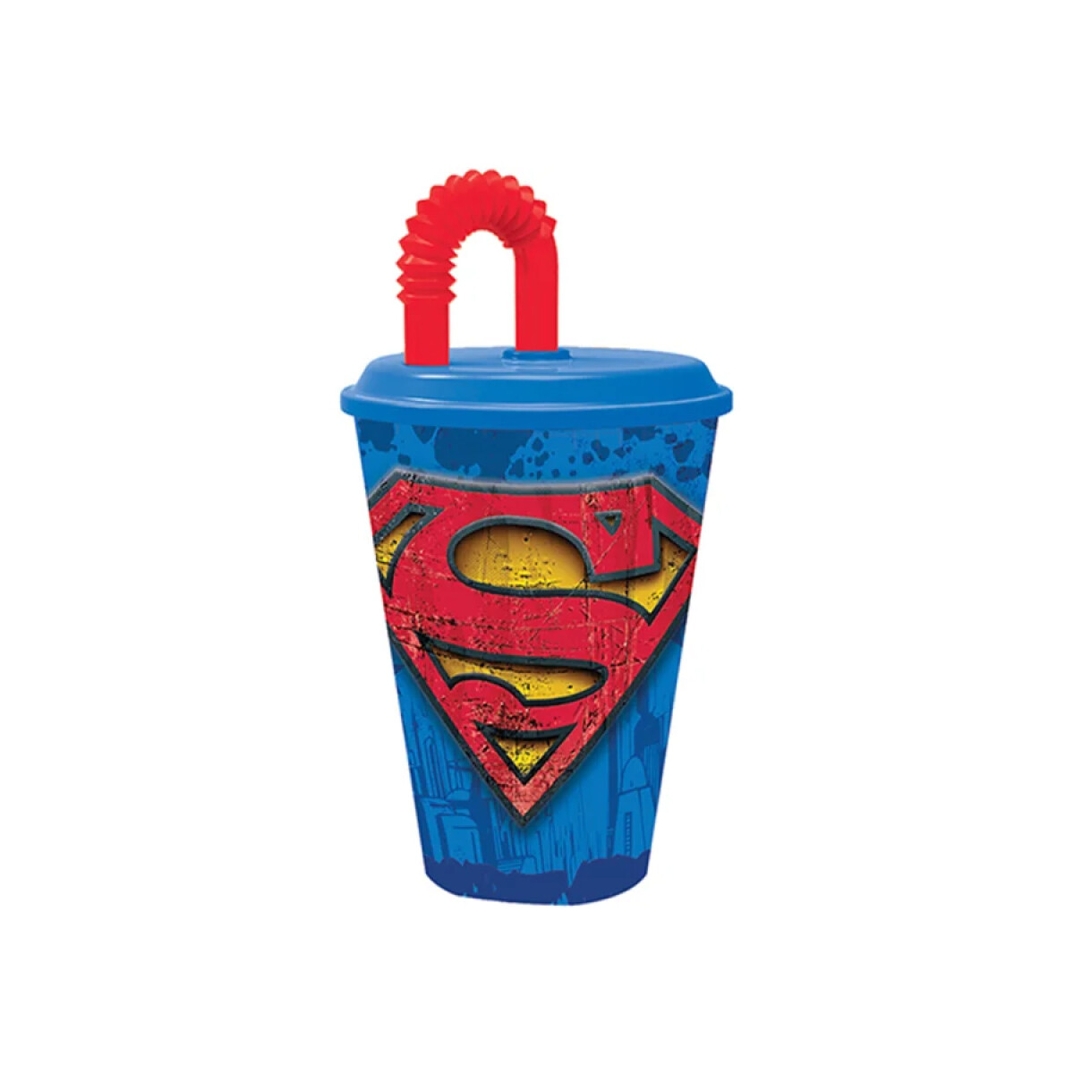 Vaso con Sorbito Cresko Superman 