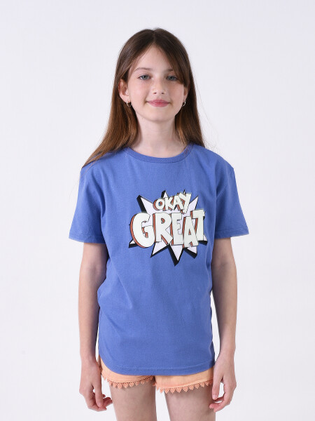 REMERA GREAT AZUL