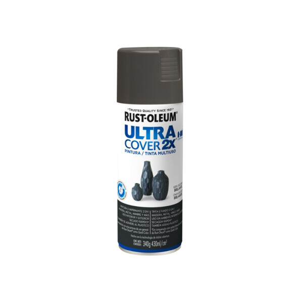 Esmalte Aerosol Brillante 340Gr Gris Oscuro Rust Oleum