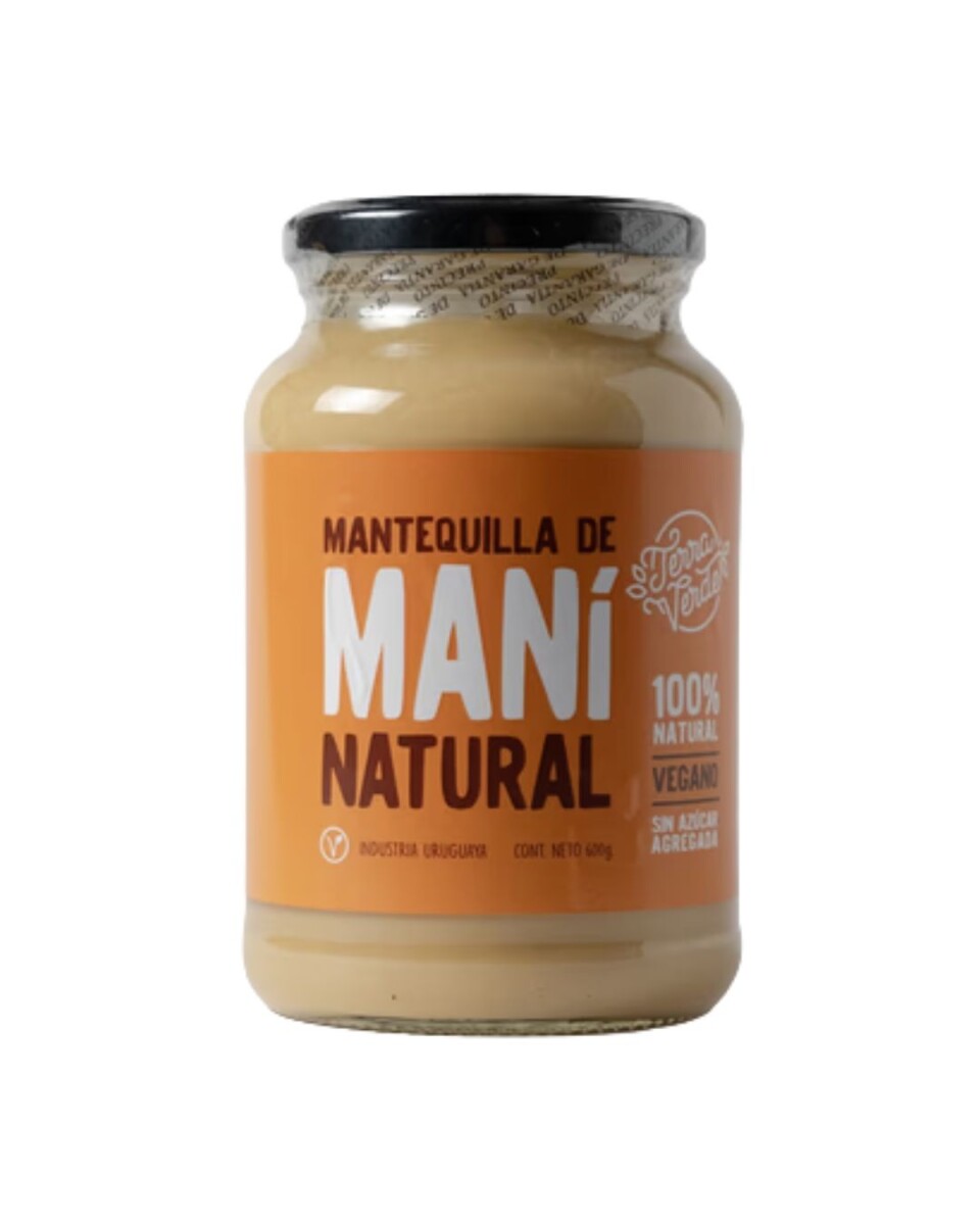 Mantequilla de maní natural 600gs Terra verde ¡OFERTA IMPERDIBLE! 