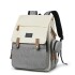 Mochila maternal SIMONA blanco gris