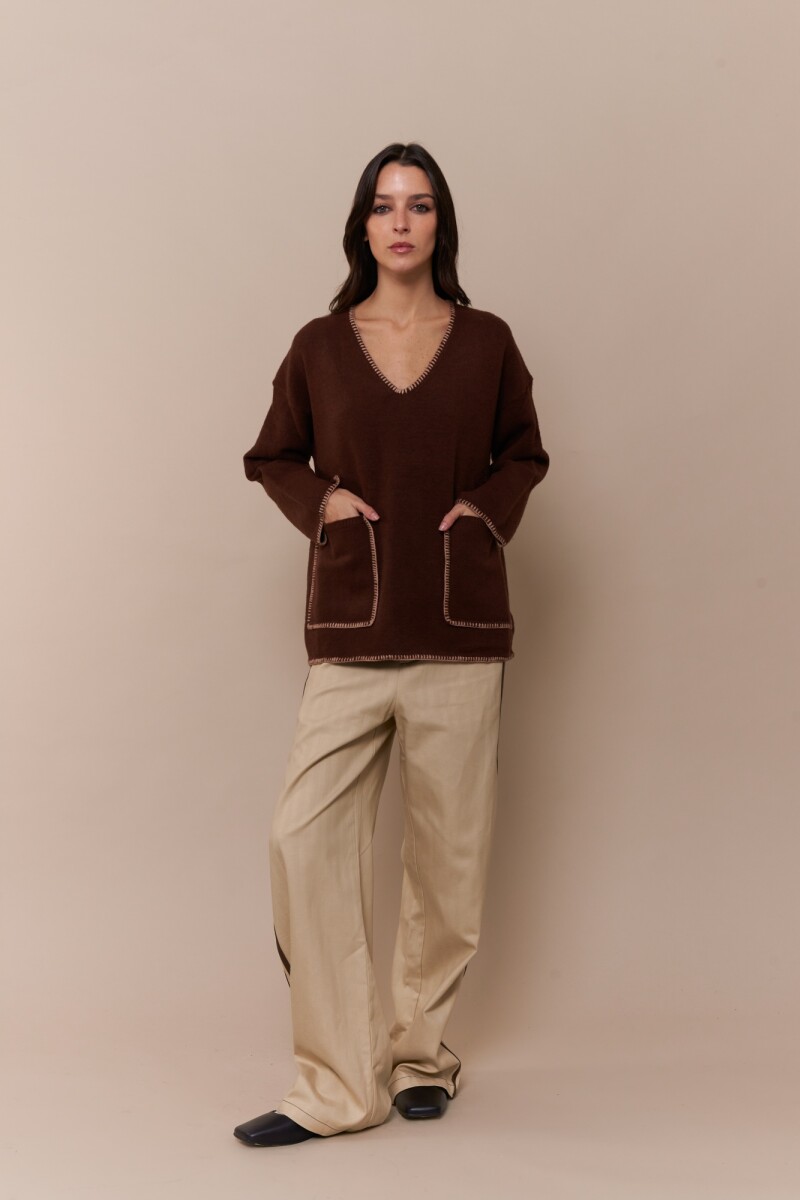Buzo Romais MARRON