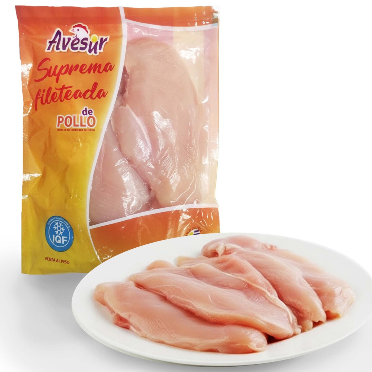 Supremas De Pollo Fileteadas Avesur 500g 