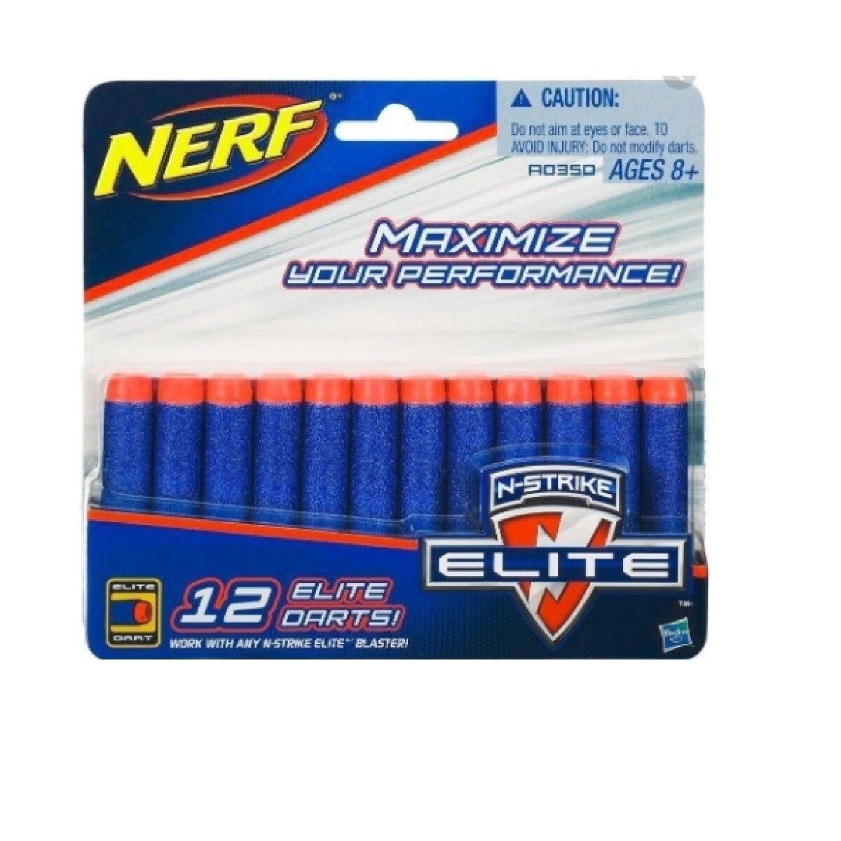 NF Empaque de 12 dardos N Strike elite - Azul 