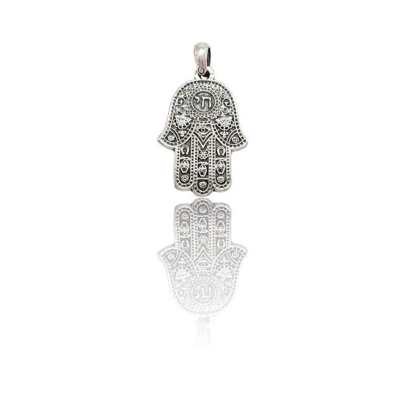 Dije Mano de Fátima inflada- Plata 925 - Sin piedra-CP4603 sinpiedra