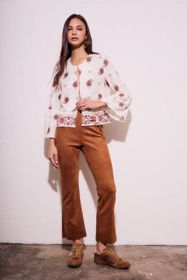Blusa Bordada Print