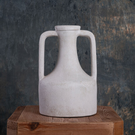 JARRÓN CERAMICA NATURAL-BEIGE SIKY