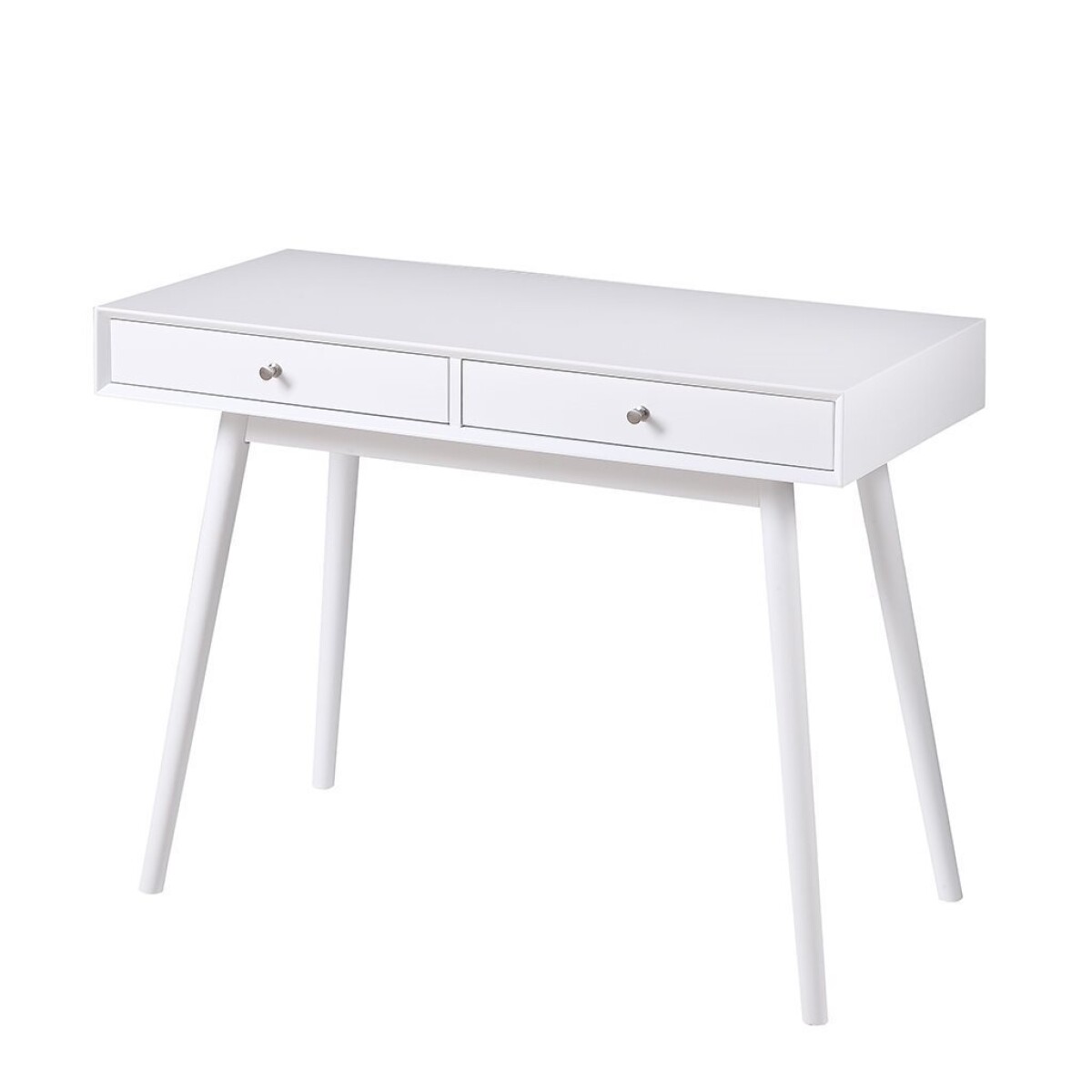 ESCRITORIO C/2 CAJONES MDF 100X48X76CM BLANCO 