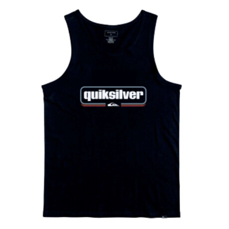Musculosa Quiksilver Box Shaped Negro