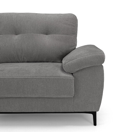 Sofá Blus - Tela Microfibra - 3 cuerpos 6686-7 Gris