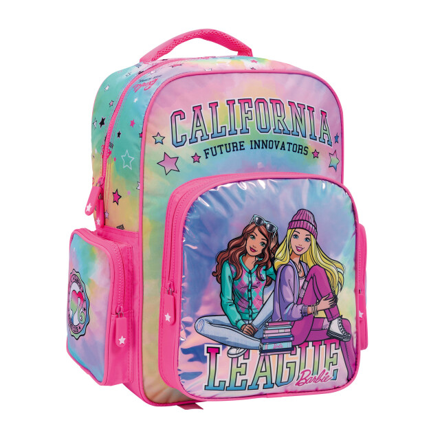 Mochila Barbie California Rosa - Multicolor