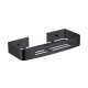 Repisa Rectangular Metal Sus304 Negro Mate 128X300X45