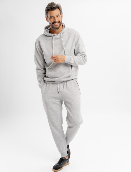 Canguro felpa Liam gris melange