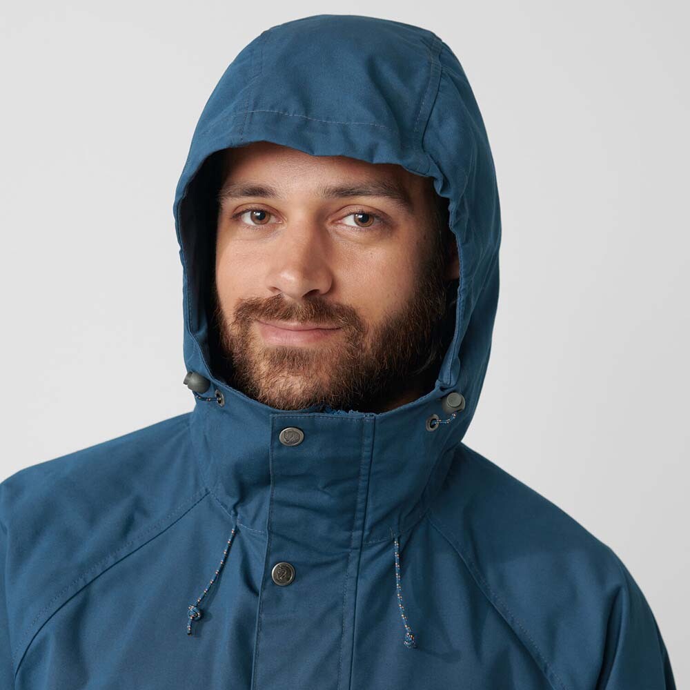 Casaca Fjallraven Vardag Anorak M Hombre Dark Navy-Maroon