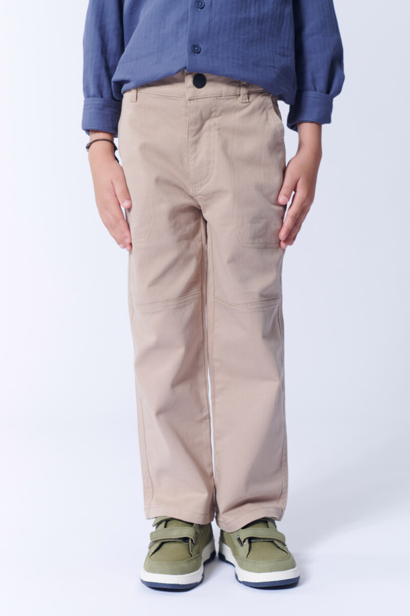 Pantalón carpintero Taupe