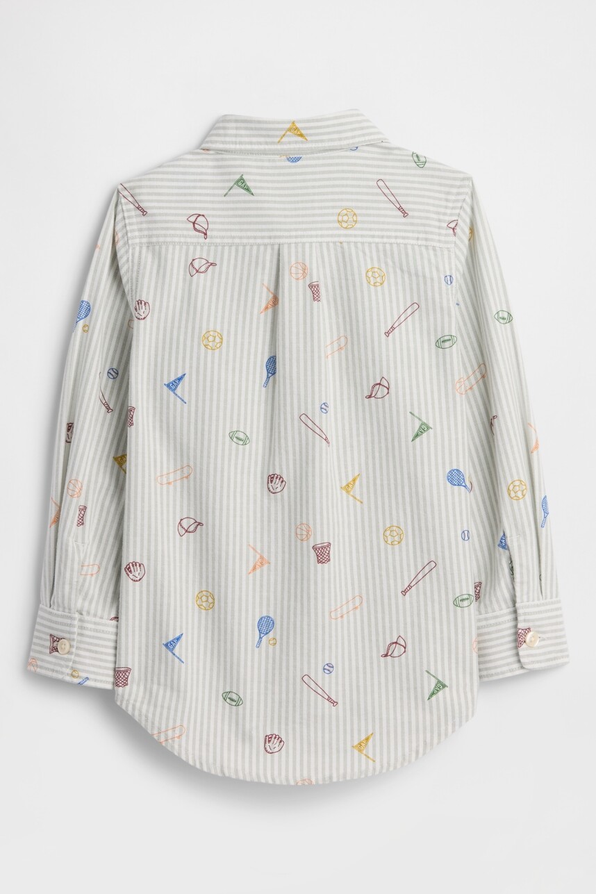 Camisa Oxford Toddler Niño Iceberg Green 16-5808