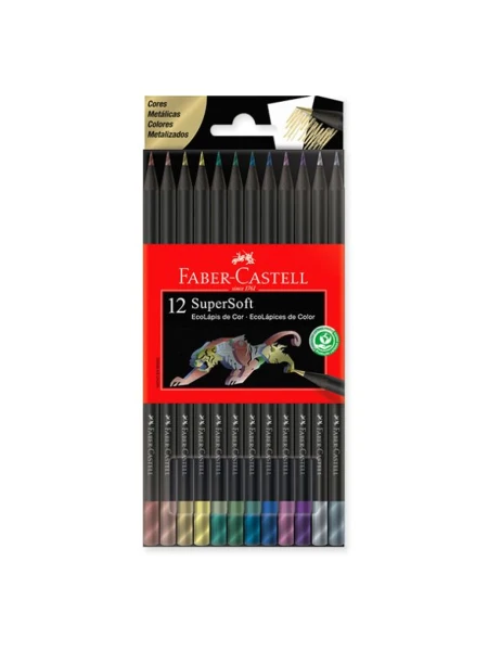 LAPICES SUPERSOFT COLORES METALICOS X12 MULTICOLOR