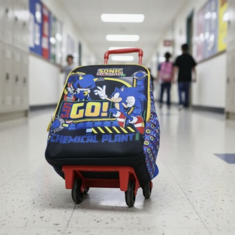 Mochila Sonic Neopreno Con Carro 37cm Mochila Sonic Neopreno Con Carro 37cm