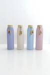 Botella de vidrio 21x6cm Ø - ratan - colores surtidos Botella de vidrio 21x6cm Ø - ratan - colores surtidos