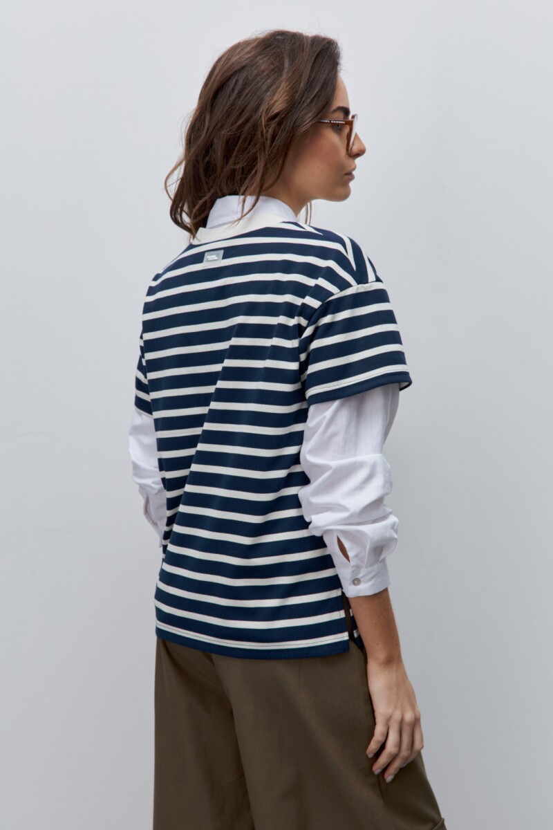 REMERA MAIKA Azul Marino
