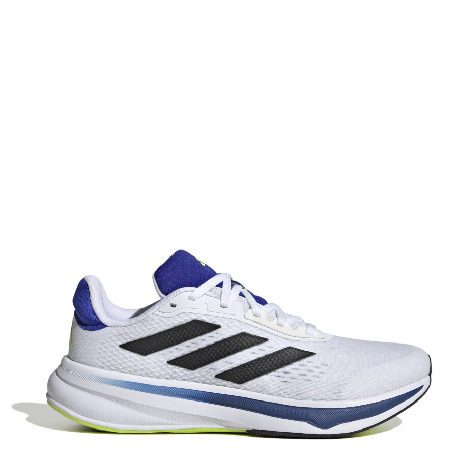 Championes de Hombre Adidas Blanco - Negro - Azul