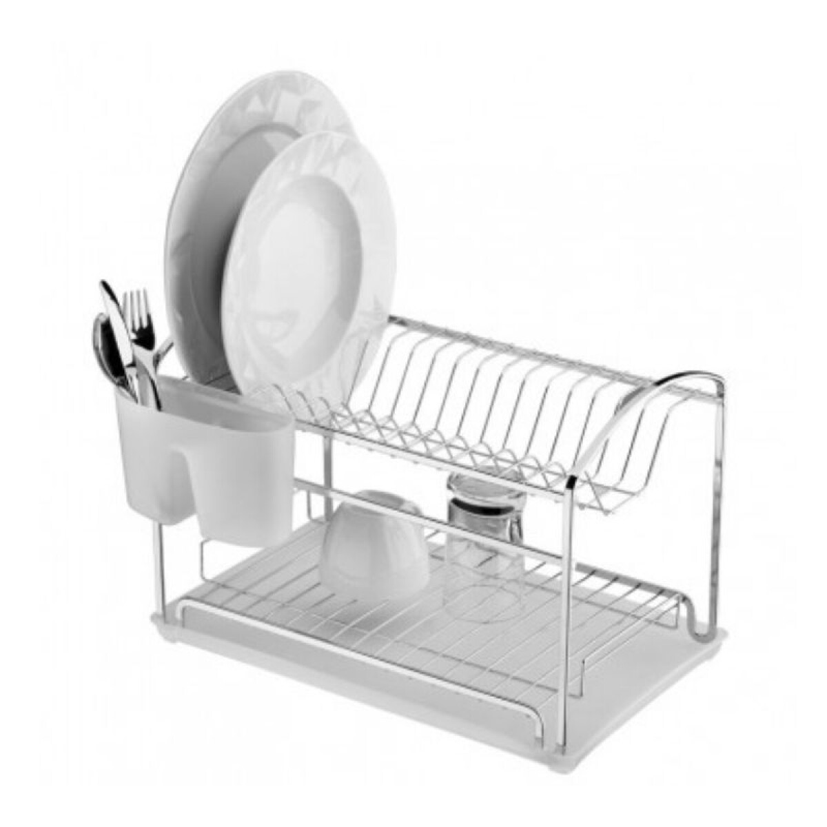 ESCURREPLATO DOBLE INOX CON BANDEJA 