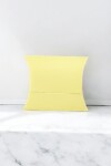 Estuche pillow eco 7x8 cm. AMARILLO