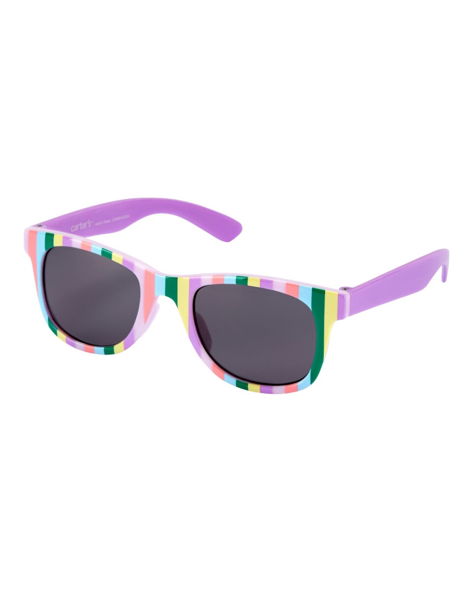 Lentes de sol, protección 100% UVA-UVB, diseño a rayas 