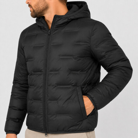 Campera Termosellada Unisex Negro