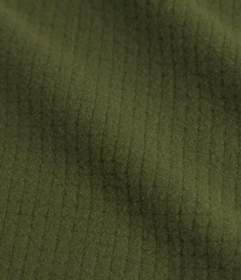 Campera Polar Cedar Trail Grid hombre Woodland Green