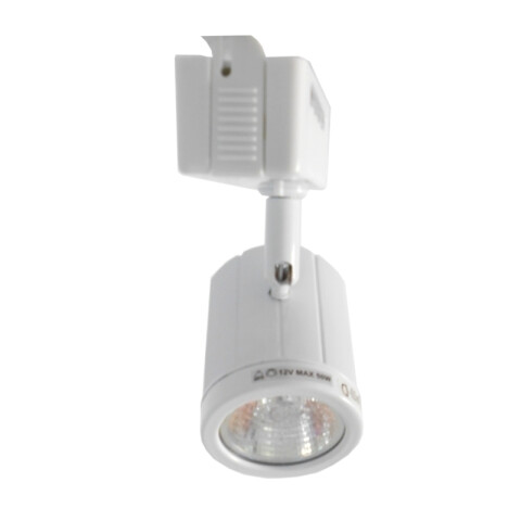 Spot dicroico para riel de tres vías/50W, color blanco NV1114