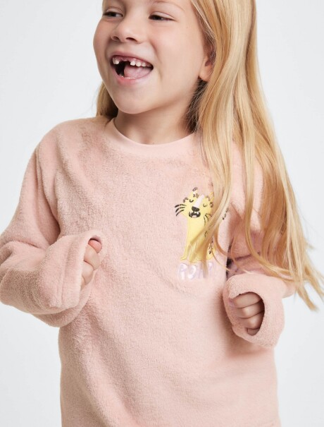 PIJAMA INFANTIL ESTAMPADO ROSA