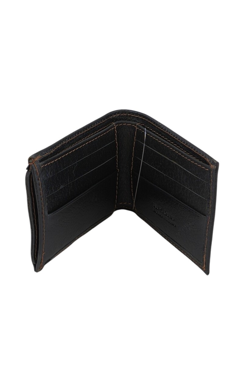 Billetera con tarjetero extraible Negro