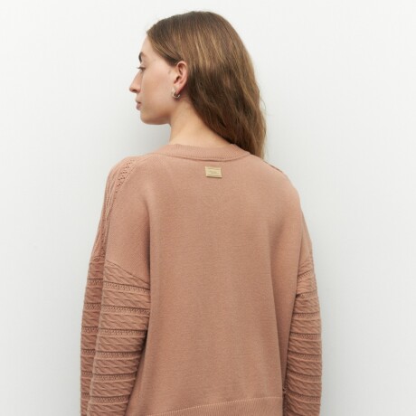 CARDIGAN TEO Caramelo