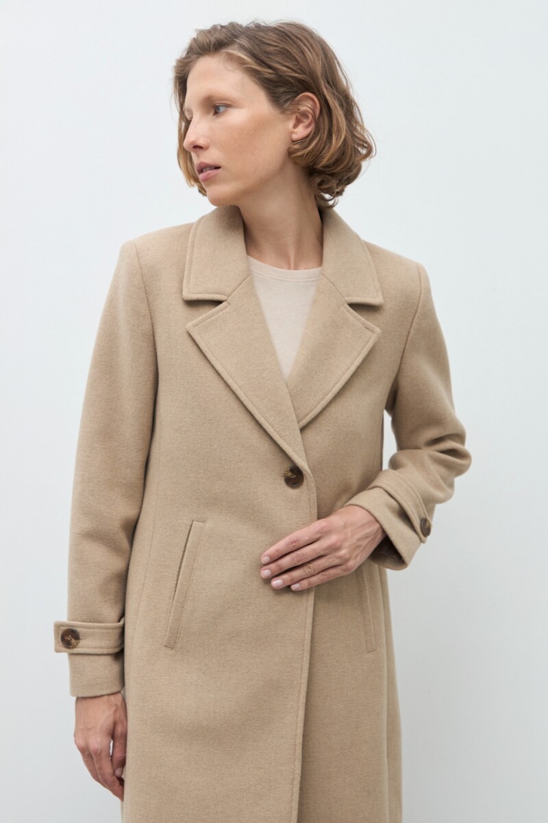 Tapado clásico beige melange