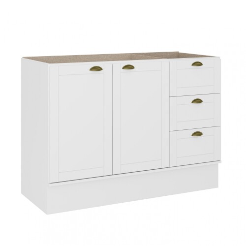 Bajo Mesada Americana 120cm Blanco Bajo Mesada Americana 120cm Blanco