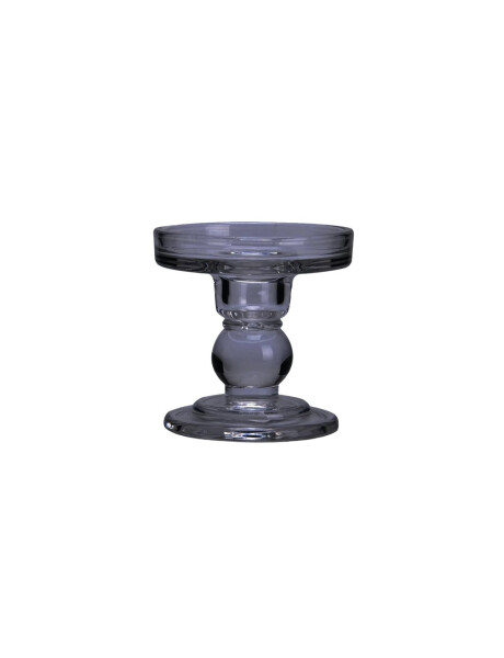 CANDELABRO VIDRIO D8.5/H8.6CM COLOR HUMO CANDELABRO VIDRIO D8.5/H8.6CM COLOR HUMO