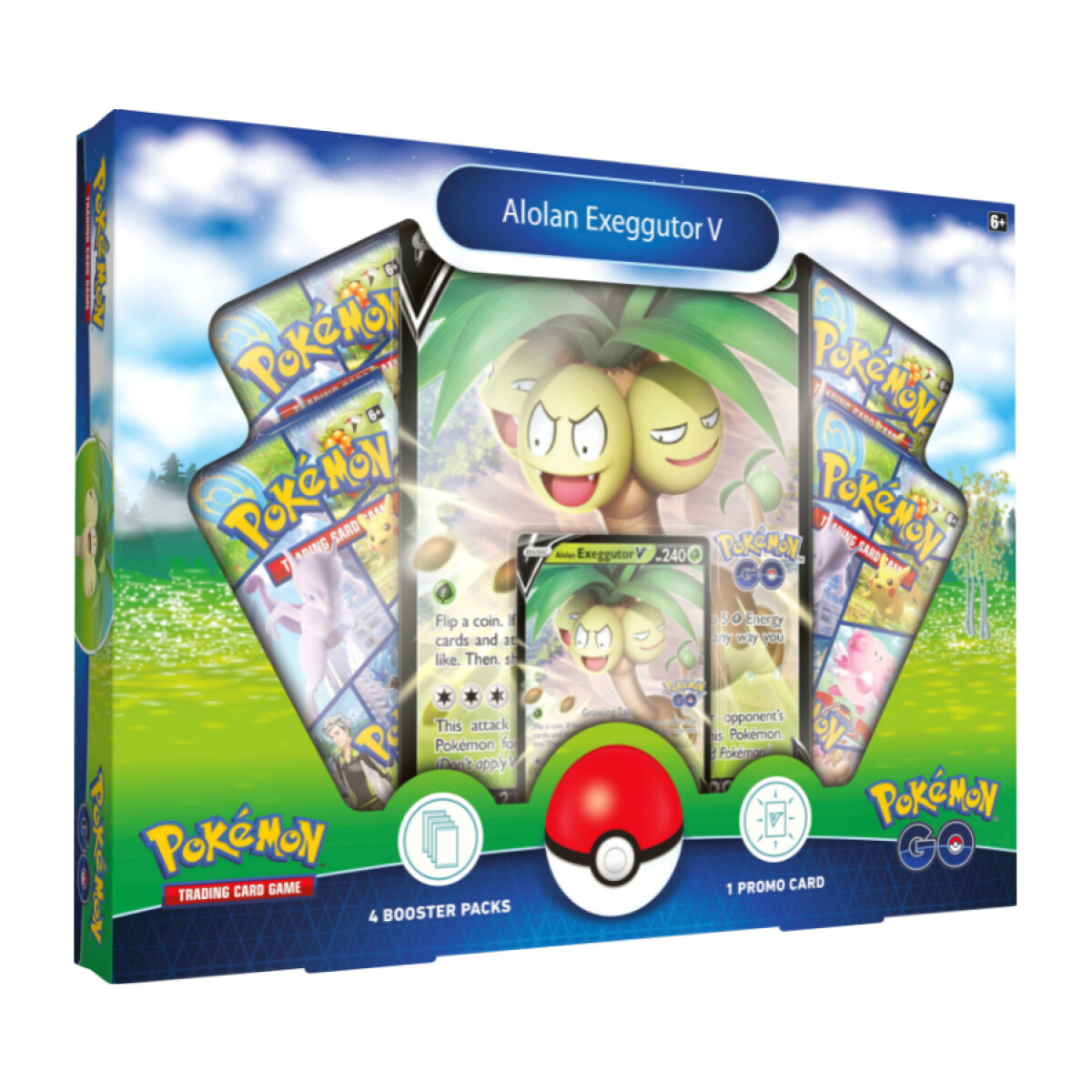 Pokémon TCG: Pokémon GO Colección Alolan Exeggutor V [Español] 