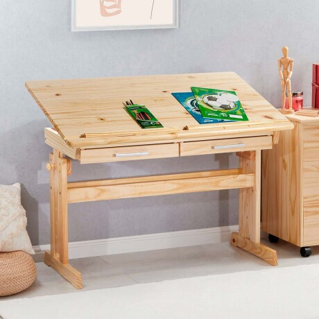 ESCRITORIO REG. MADERA NATURAL-BEIGE FOREST