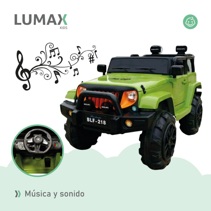 Jeep a batería para Niños Verde